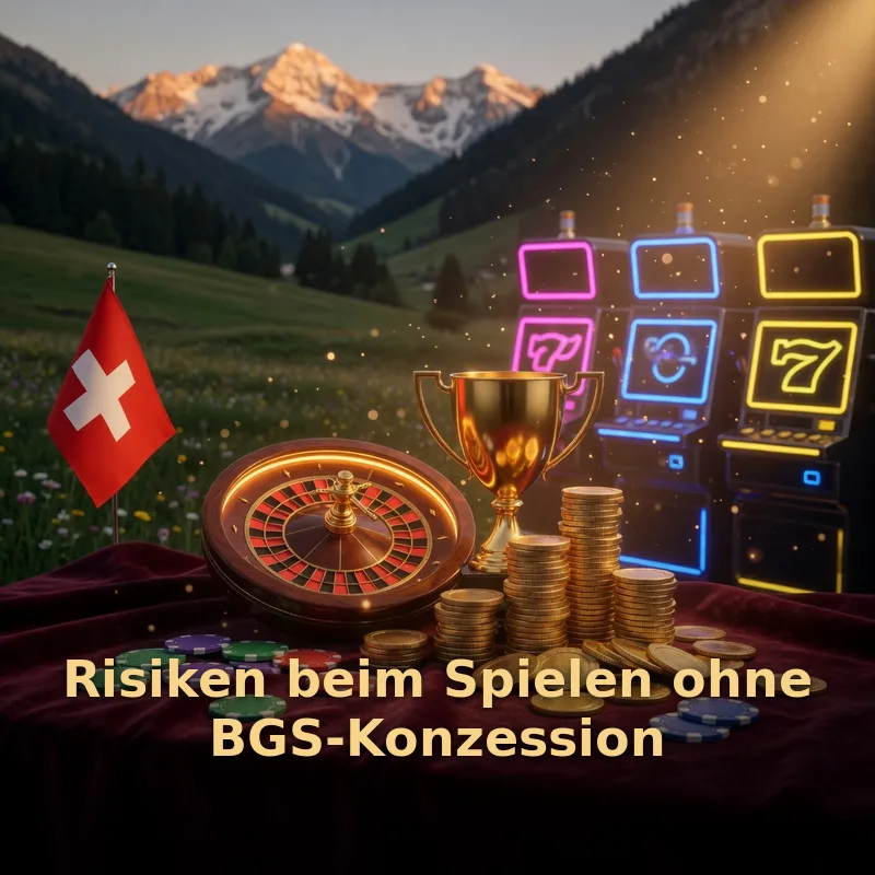 Risiken beim Spielen ohne BGS-Konzession